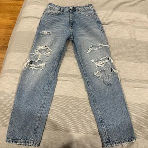 Zara Mom Jeans - Medium Wash
